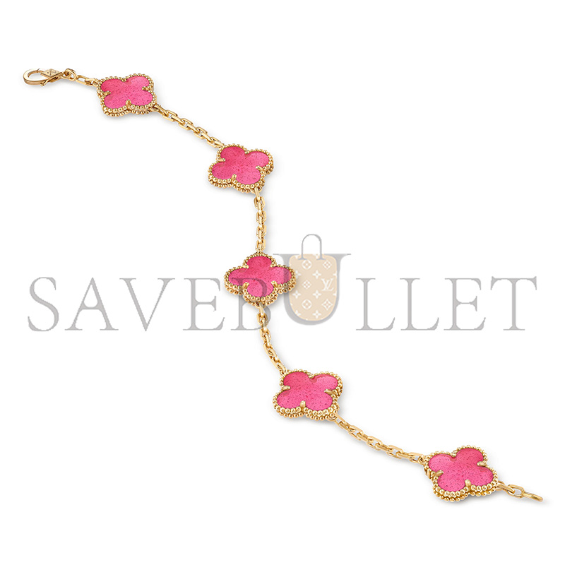 V*n Cl**f ARPELS VINTAGE ALHAMBRA BRACELET 5 MOTIFS VCARPQZI00